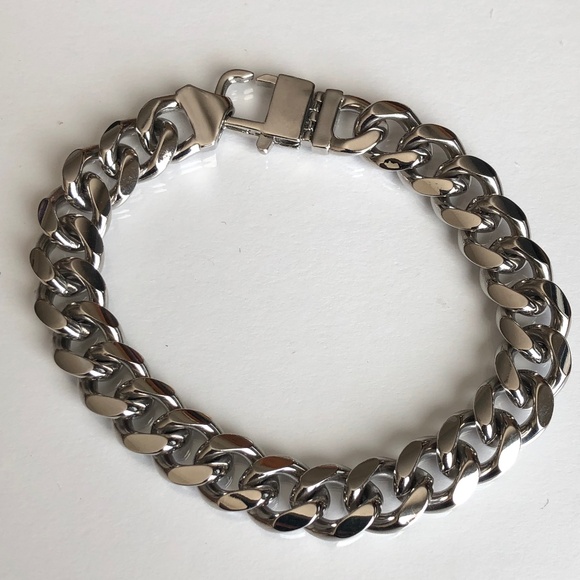 MELINDA MARIA DESIGNER JULIAN CUBAN CHAIN BRACELET, NEW WITHOUT TAGS - Picture 3 of 7